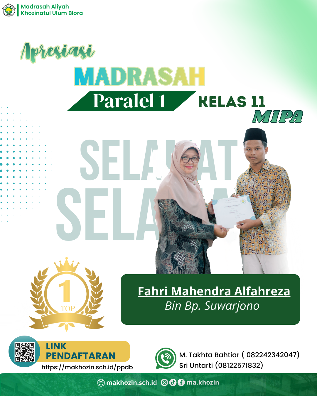 Apresiasi Prestasi Paralel XI