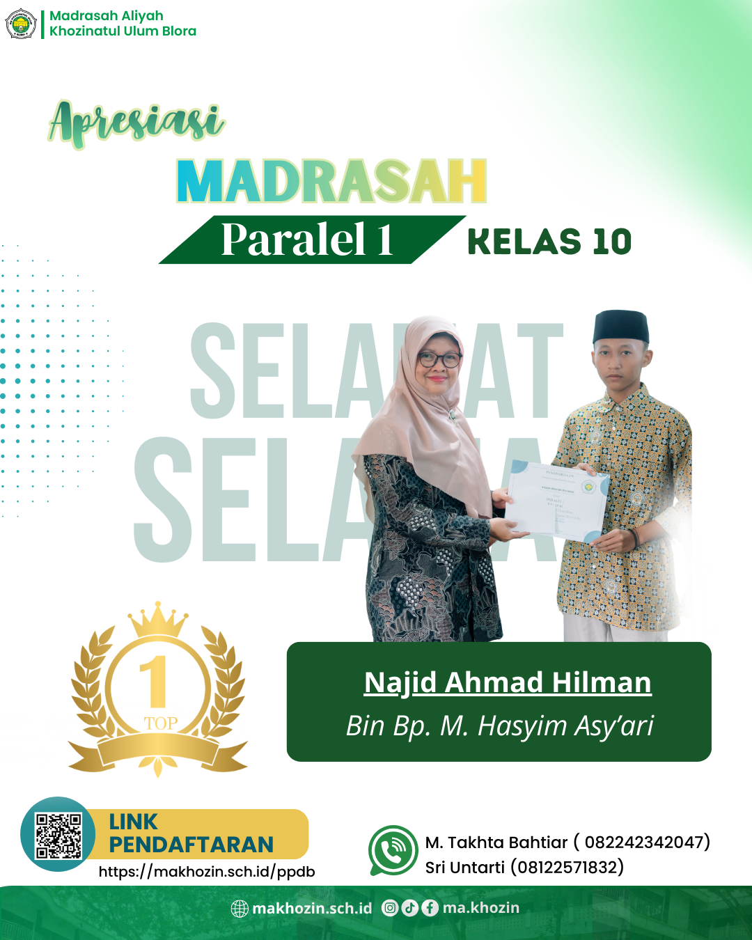 Apresiasi Prestasi Paralel X